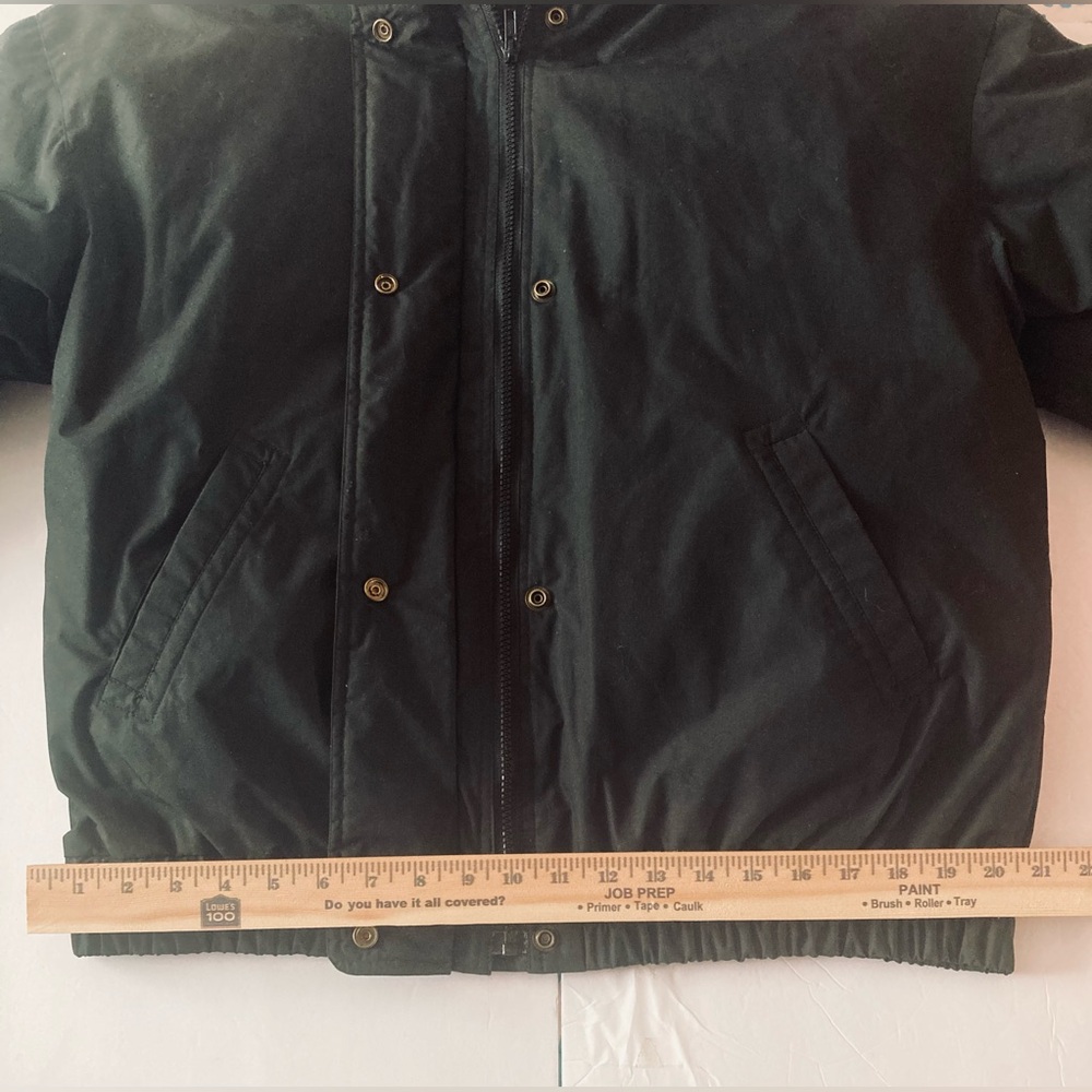Ski Jacket Womens SZ M black with Southwestern design.Vintage London Fog. - Picture 14 of 15